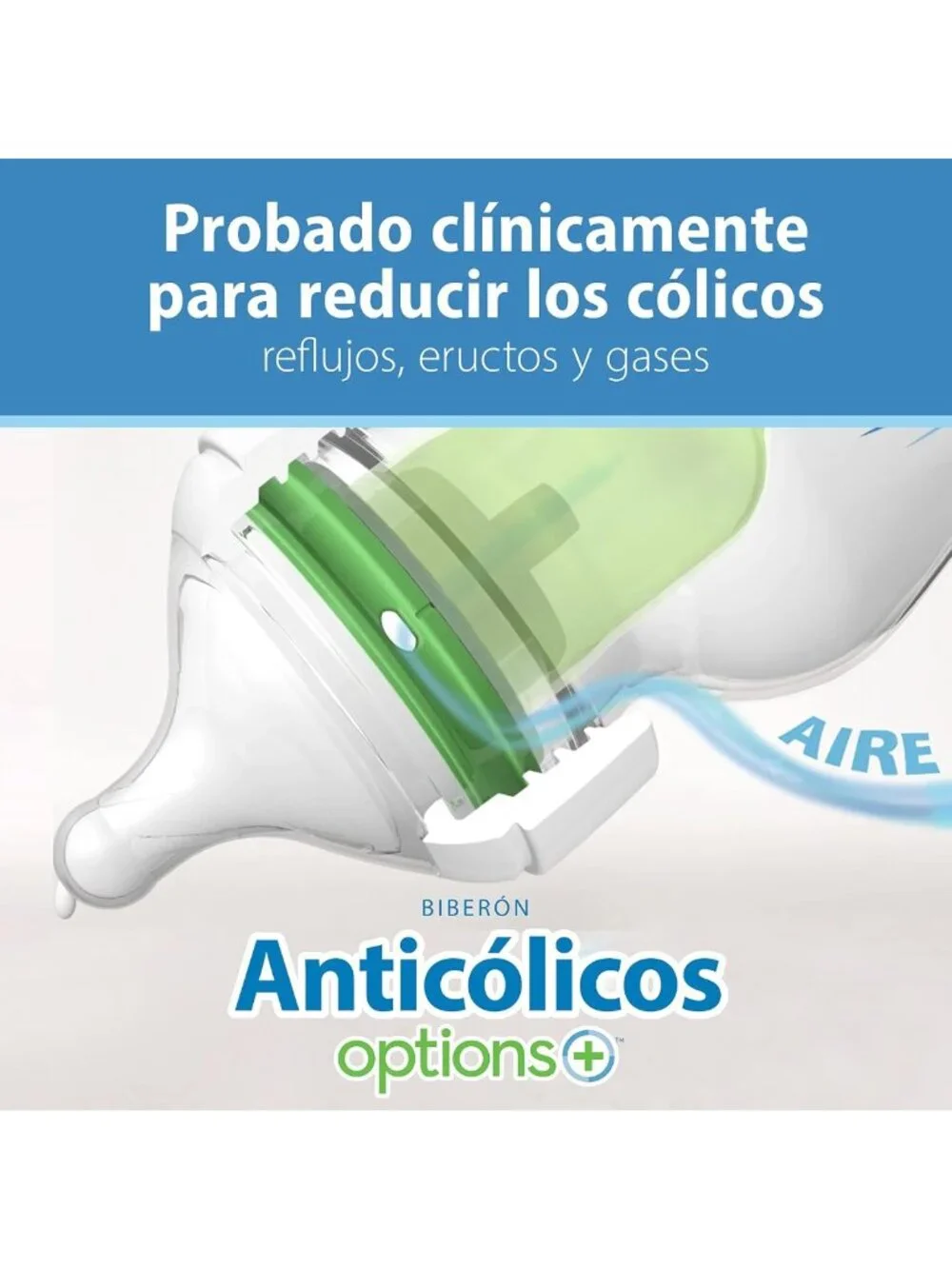 Natural Flow Anti-Colic Wide-Neck Baby Bottles 9 oz, Slow Flow Nipple, 4 Pack